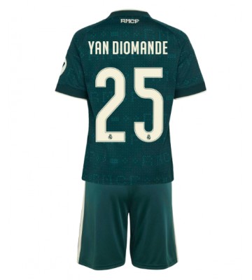 Real Madrid Yan Diomande #25 Udebanetrøje Børn 2026-27 Kortærmet (+ Korte bukser)